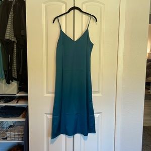 NWT - Silky Midi V-neck Slip Dess